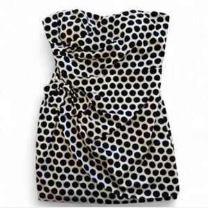 Forever 21 Polka Dot Strapless Dress